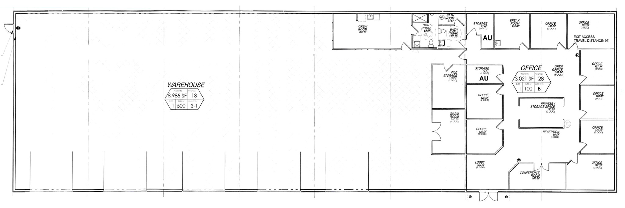 3124 Blossom Dr NE, Salem, OR for lease Floor Plan- Image 1 of 5