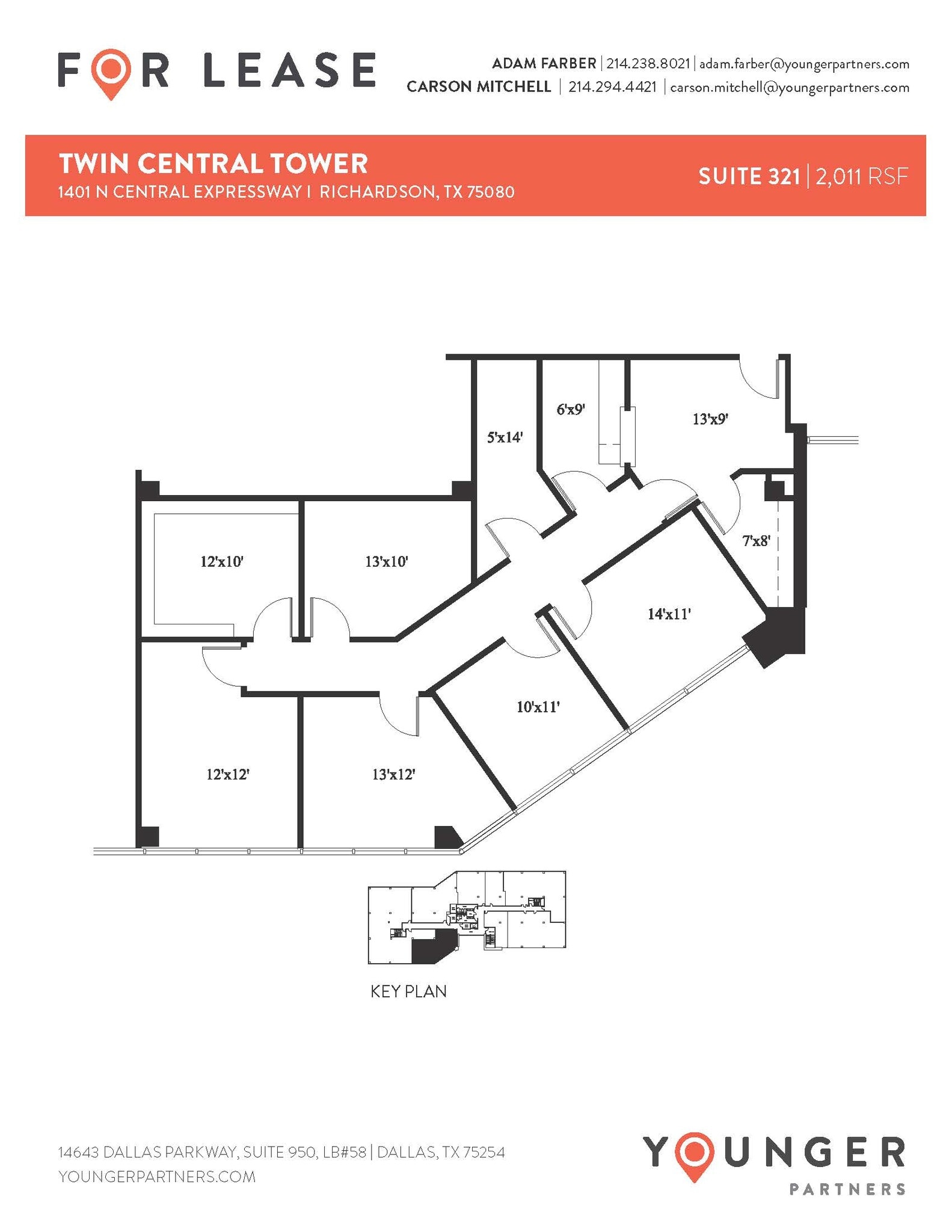 1401 N Central Expy, Richardson, TX for lease Floor Plan- Image 1 of 1