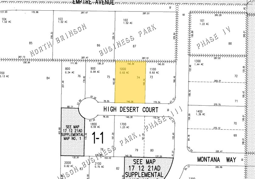 20756 High Desert Ct, Bend, OR for lease - Plat Map - Image 2 of 17