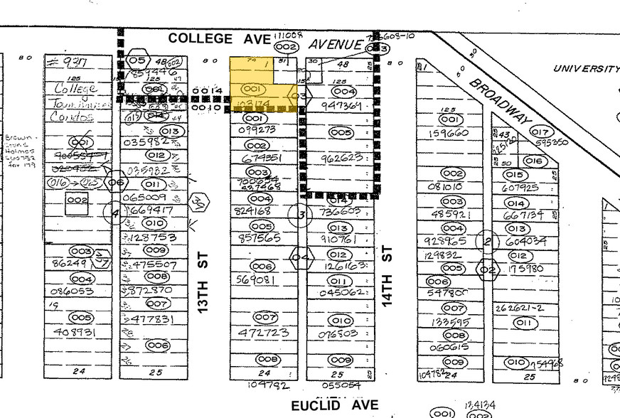 1310 College Ave, Boulder, CO for lease - Plat Map - Image 3 of 17