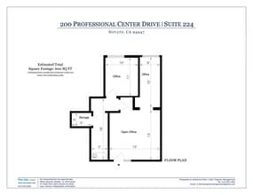 100 Professional Center Dr, Novato, CA for lease Site Plan- Image 1 of 6