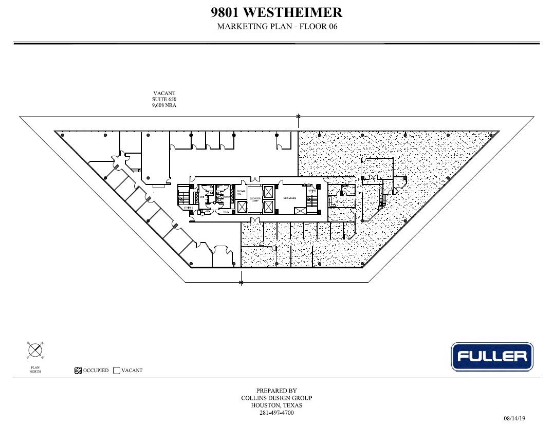 9801 Westheimer Rd, Houston, TX for lease Floor Plan- Image 1 of 9