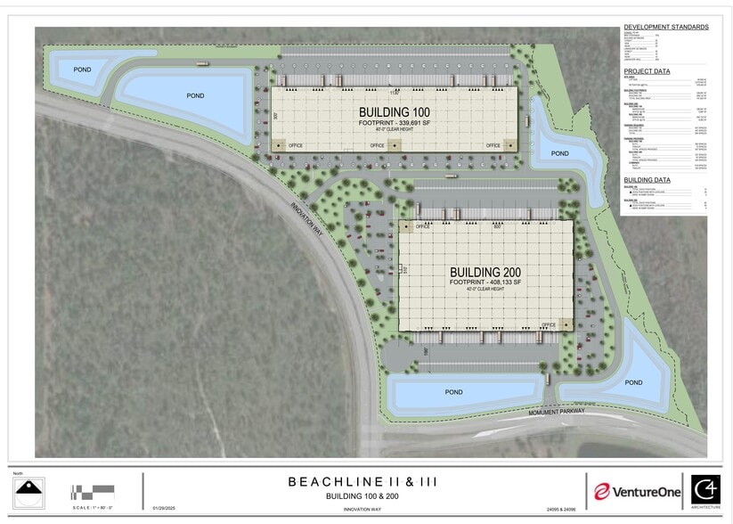 Monument Pkwy and Innovation Way, Orlando, FL for lease - Site Plan - Image 3 of 4