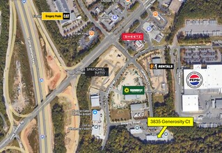 3835 Generosity Ct, Garner, NC for lease Aerial- Image 2 of 7