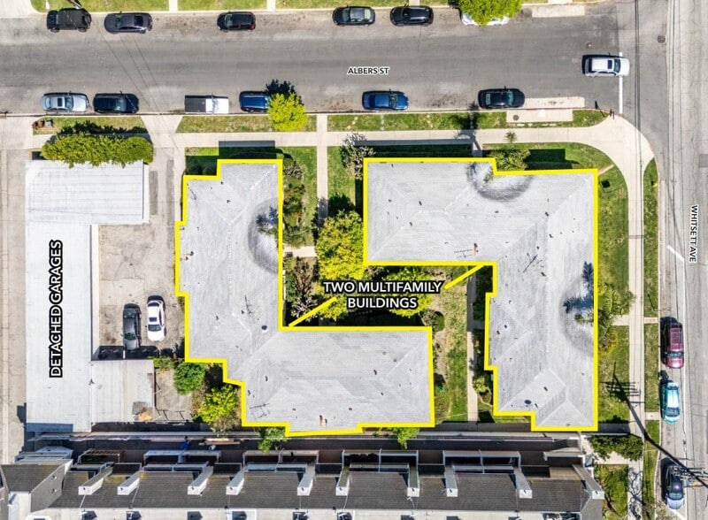 5451 Whitsett Ave, Valley Village, CA for sale - Aerial - Image 3 of 9