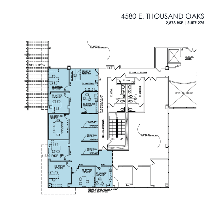 4580 E Thousand Oaks Blvd, Westlake Village, CA for lease Floor Plan- Image 1 of 1