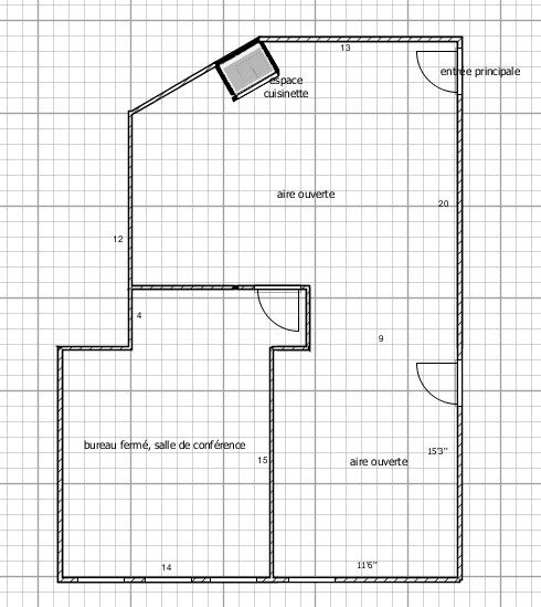 1085 Ch Du Côteau-Rouge, Longueuil, QC for lease - Site Plan - Image 2 of 9