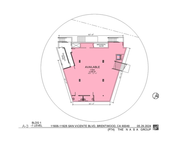 11918-11928 San Vicente Blvd, Los Angeles, CA for lease - Floor Plan - Image 3 of 10