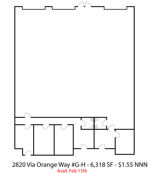 2810 Via Orange Way, Spring Valley, CA for lease Floor Plan- Image 1 of 1