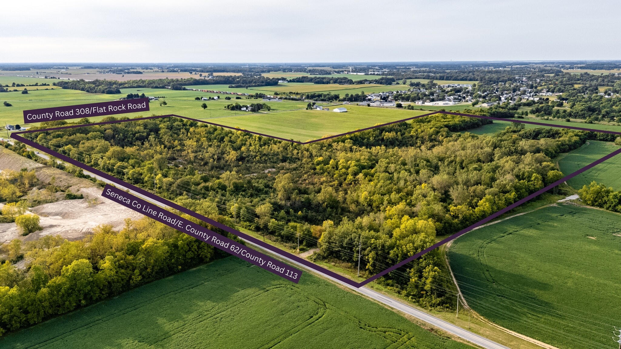 County Road 308, Bellevue, OH for sale Aerial- Image 1 of 3