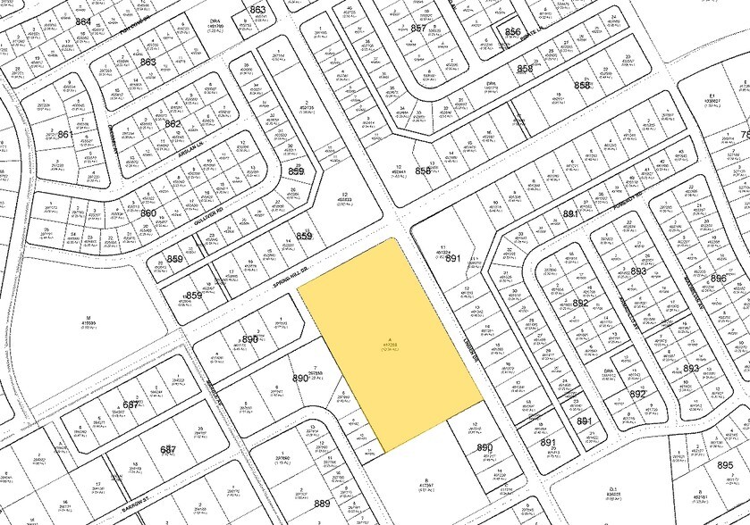 SPRING HILL Dr, Spring Hill, FL for sale - Plat Map - Image 1 of 1