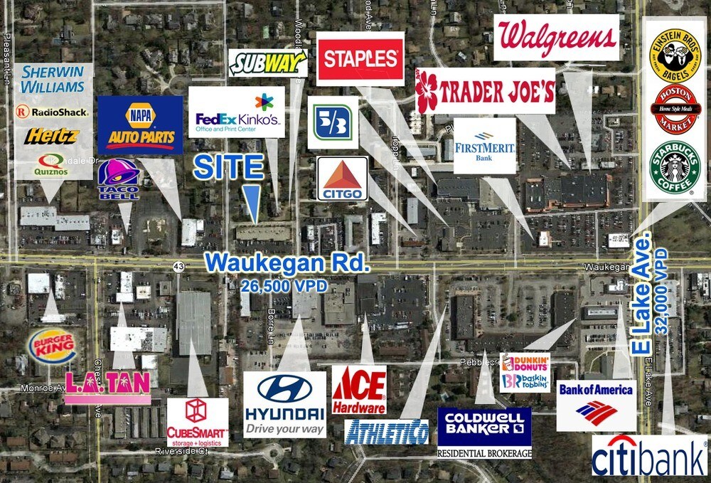 1625-1639 Waukegan Rd, Glenview, IL for sale Building Photo- Image 1 of 1