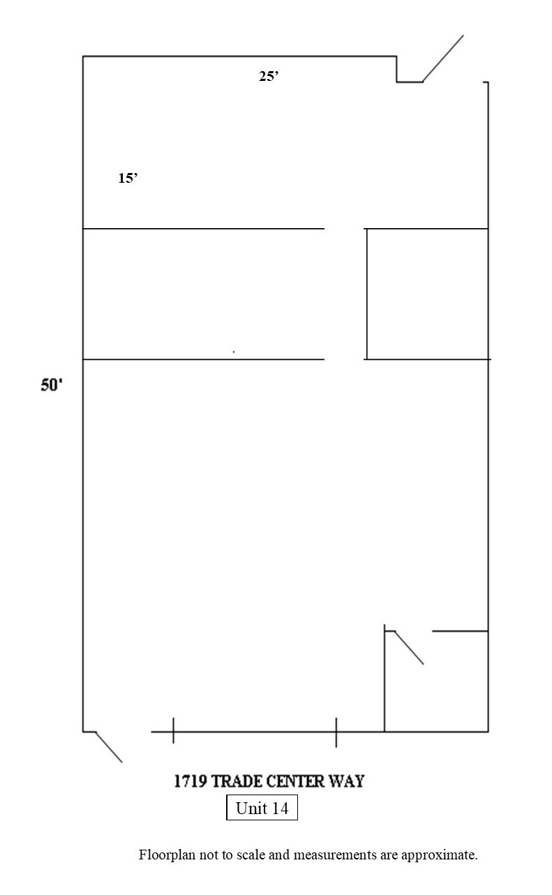 1719 Trade Center Way, Naples, FL for lease Floor Plan- Image 1 of 1