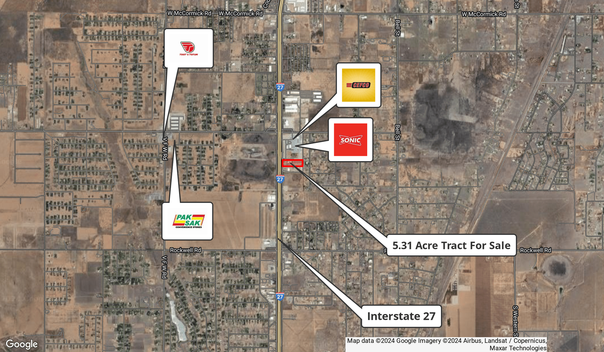 15101 Interstate 27, Amarillo, TX for sale Aerial- Image 1 of 2