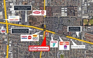 2976 Sepulveda Blvd, Torrance, CA - AERIAL  map view