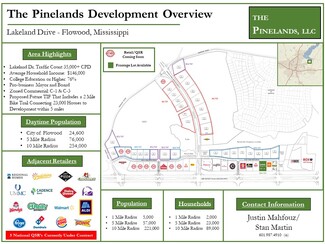 The Pinelands Development - Flowood MS - Commercial Real Estate