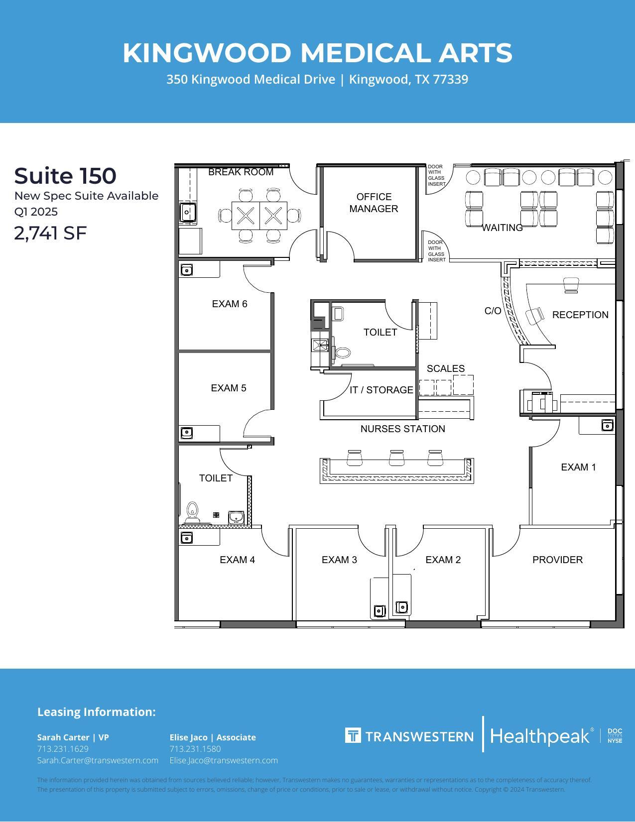 300-350 Kingwood Medical Dr, Kingwood, TX for lease Floor Plan- Image 1 of 1