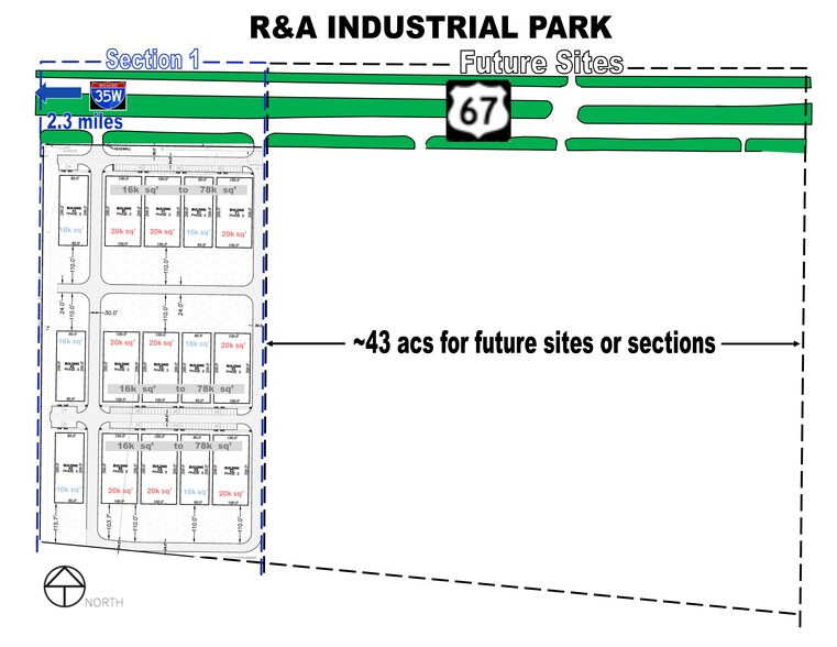 8680 E Hwy 67, Alvarado, TX for lease - Site Plan - Image 2 of 2