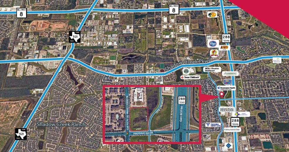 Business Center Drive, Pearland, TX for sale - Aerial - Image 1 of 2
