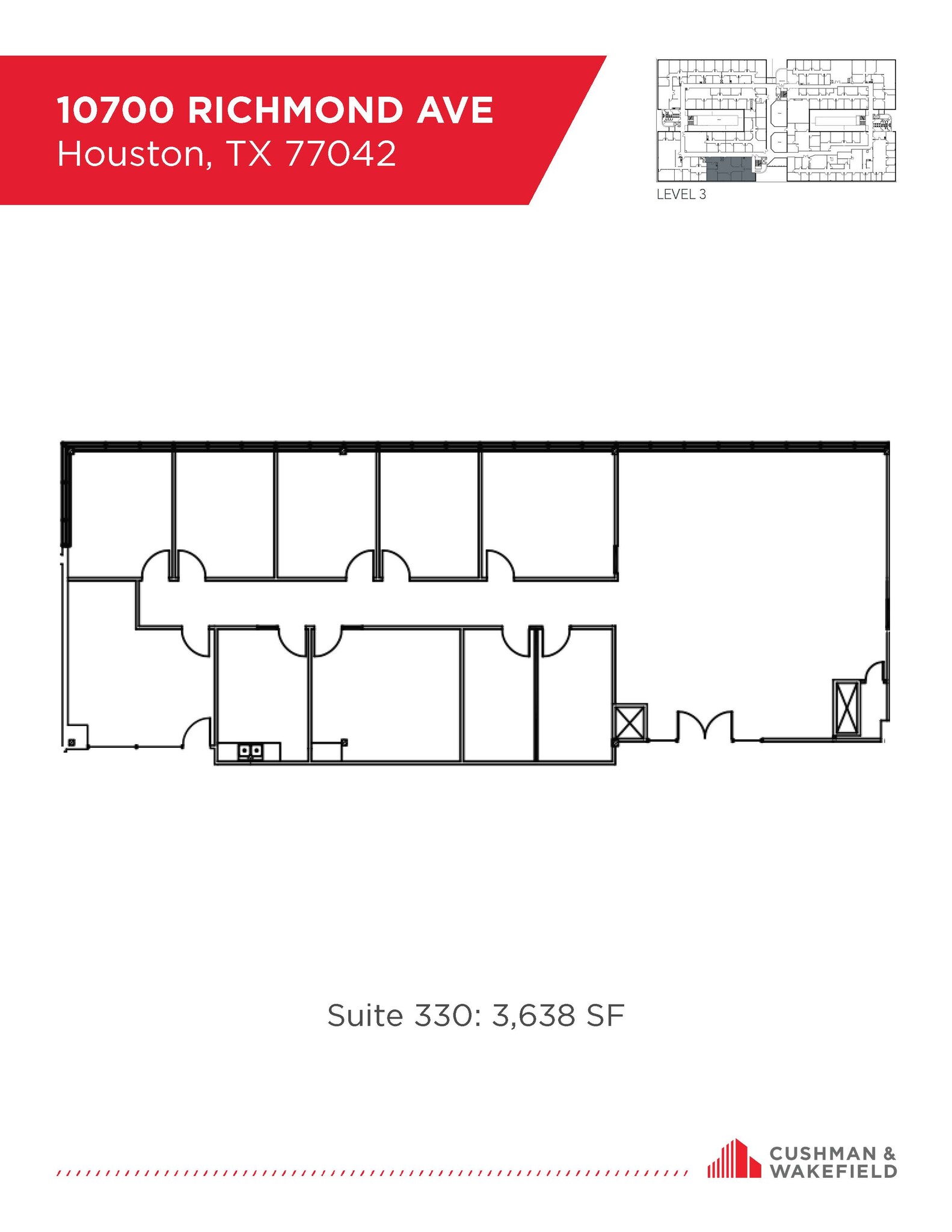 10700 Richmond Ave, Houston, TX for lease Floor Plan- Image 1 of 1