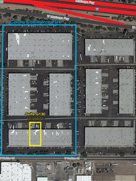 2145 S 11th Ave, Phoenix, AZ for lease - Aerial - Image 3 of 7