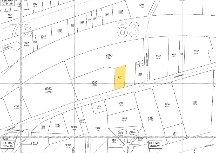 527 E Chatham St, Cary, NC for sale - Plat Map - Image 1 of 1