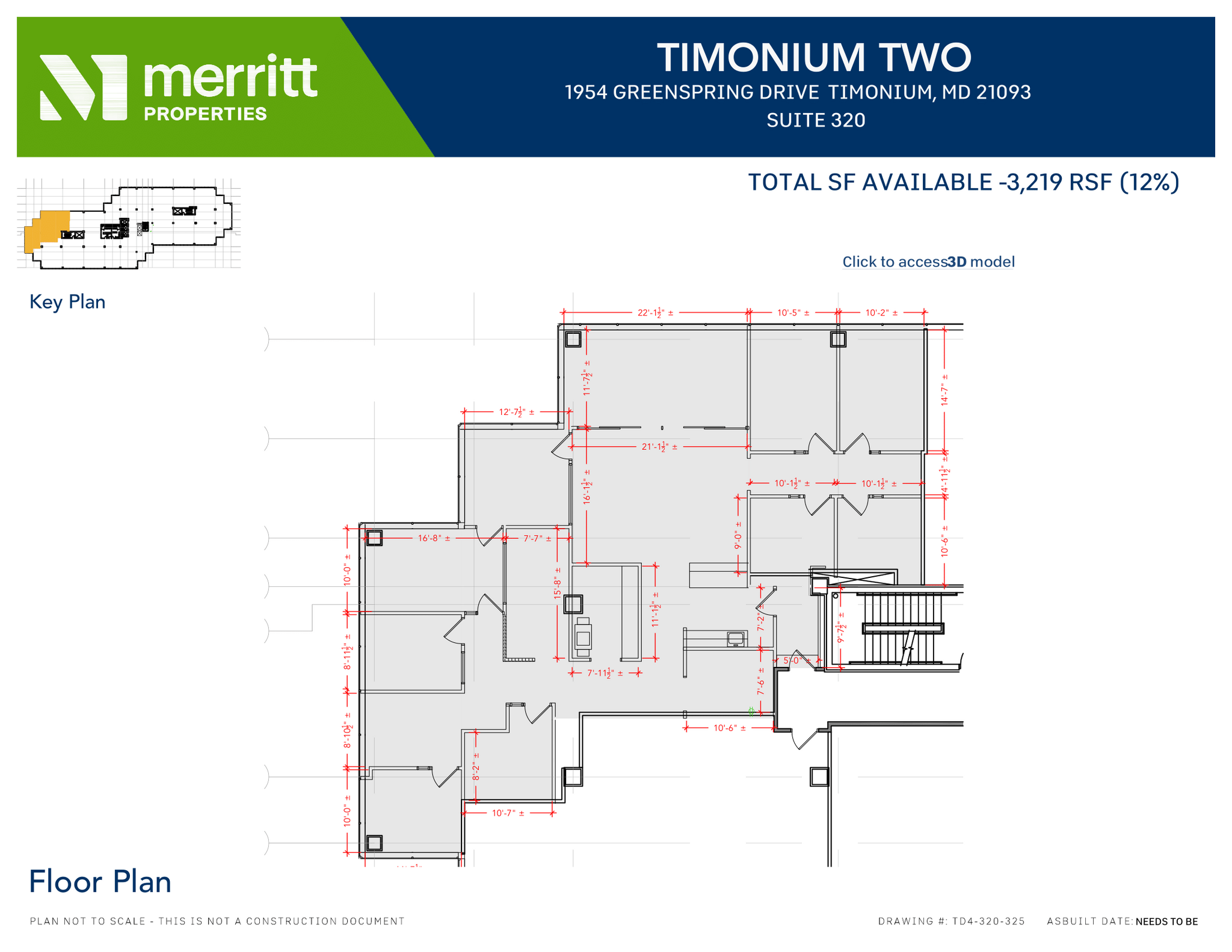 1966 Greenspring Dr, Timonium, MD for lease Floor Plan- Image 1 of 1