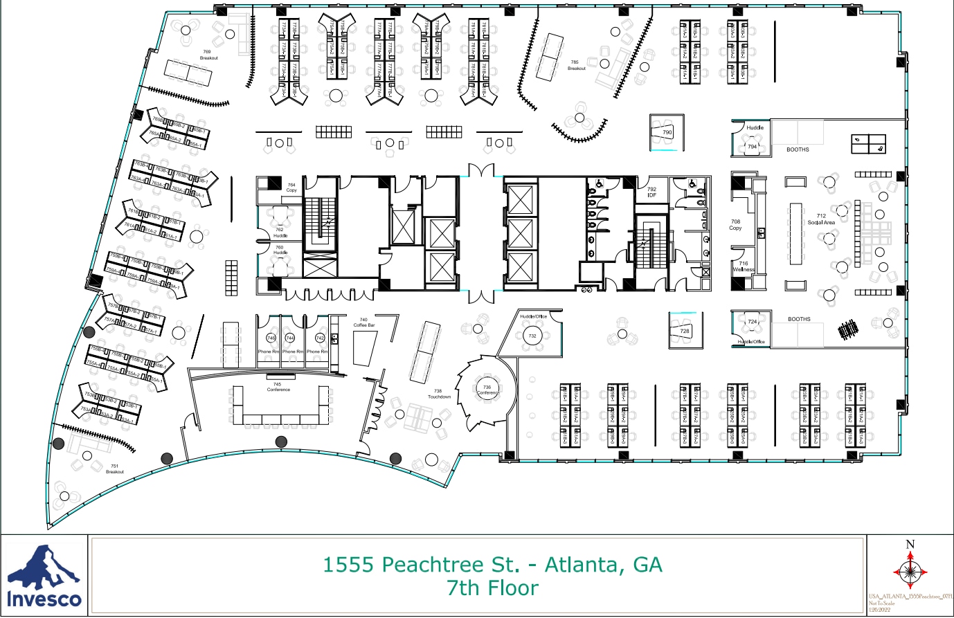 1555 Peachtree St, Atlanta, GA for lease Floor Plan- Image 1 of 1