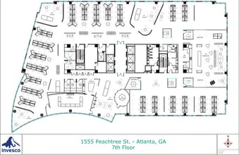 1555 Peachtree St, Atlanta, GA for lease Floor Plan- Image 1 of 1
