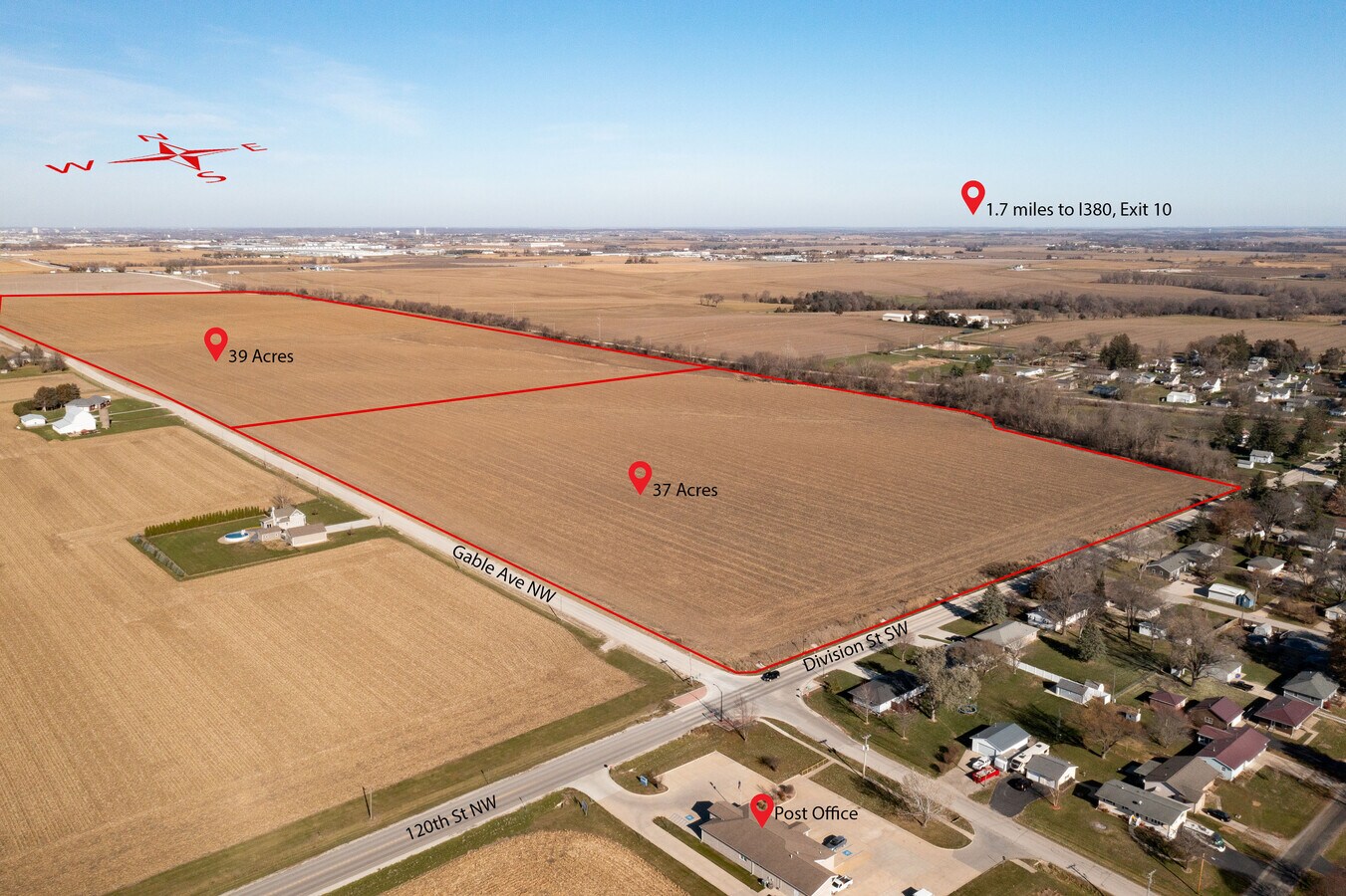 Gable Ave NW, Swisher, IA 52338 Land for Sale