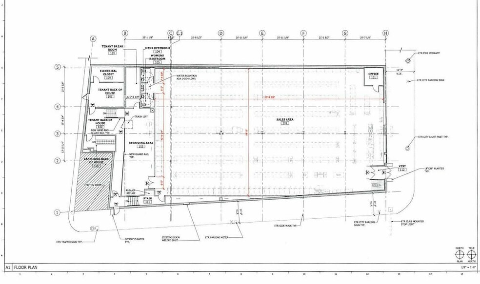 3127-3133 Greenmount Ave, Baltimore, MD for lease - Floor Plan - Image 2 of 5