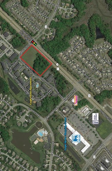 Harbor Point Lane And Carrollton Blvd, Carrollton, VA for sale - Aerial - Image 2 of 3