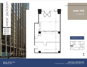 111 W Jackson Blvd, Chicago, IL for lease Floor Plan- Image 1 of 5