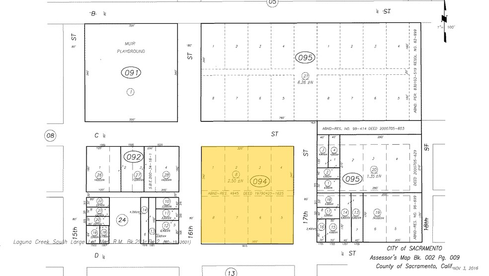 315 16th St, Sacramento, CA for lease - Plat Map - Image 3 of 6