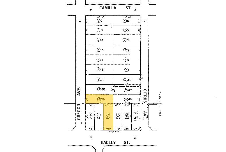 12211 Hadley St, Whittier, CA for sale - Plat Map - Image 1 of 1