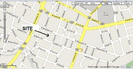 7 S Laurens St, Greenville, SC - AERIAL  map view