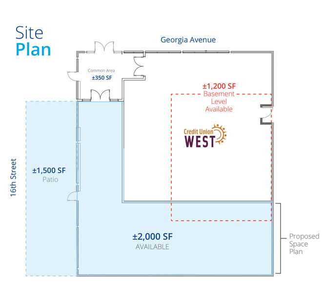 1615 E Georgia Ave, Phoenix, AZ for lease - Site Plan - Image 3 of 3