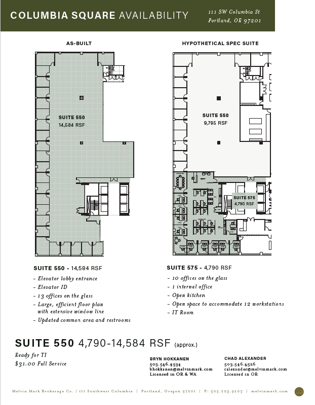 111 SW Columbia St, Portland, OR for lease Floor Plan- Image 1 of 1