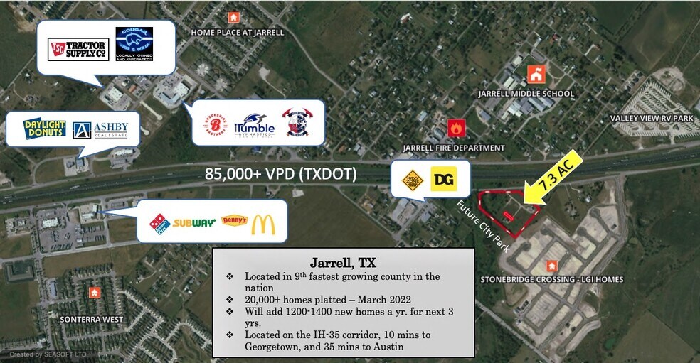 I-35, Jarrell, TX for sale - Building Photo - Image 2 of 5