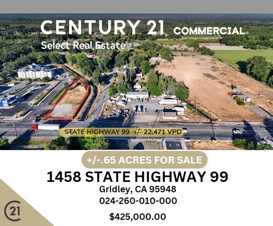 1458 Highway 99, Gridley, CA for sale Primary Photo- Image 1 of 8