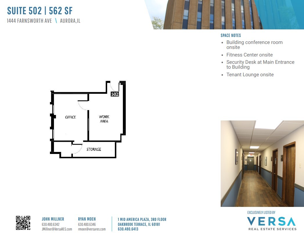 1444 N Farnsworth Ave, Aurora, IL for lease Floor Plan- Image 1 of 1