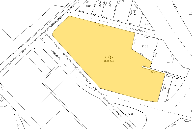 2500 N Brevard St, Charlotte, NC for lease - Plat Map - Image 2 of 10