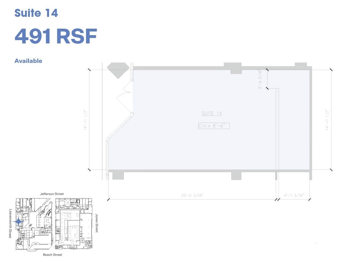 333 Jefferson St, San Francisco, CA for lease Floor Plan- Image 1 of 1