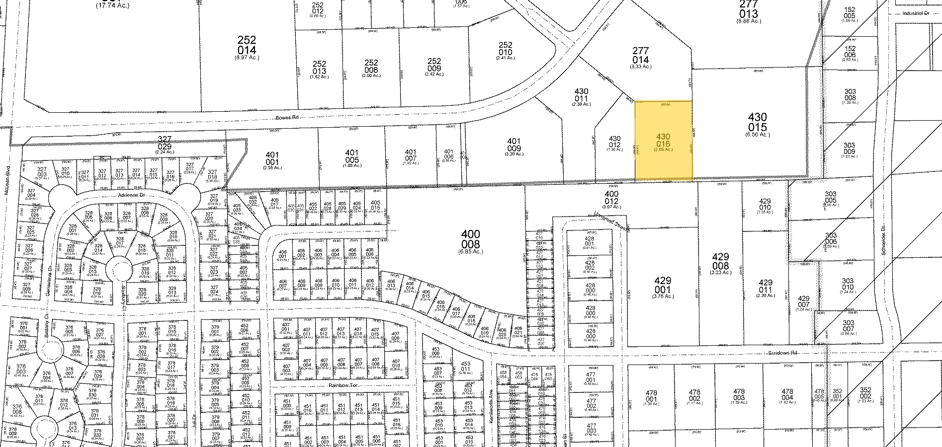 1155 Bowes Rd, Elgin, IL for sale Plat Map- Image 1 of 1