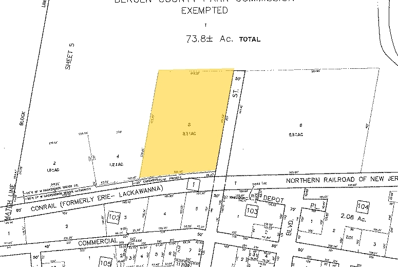 200 Roosevelt Pl, Palisades Park, NJ for lease - Plat Map - Image 3 of 3