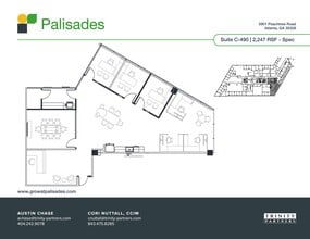 5901 Peachtree Dunwoody Rd NE, Atlanta, GA for lease Site Plan- Image 1 of 2