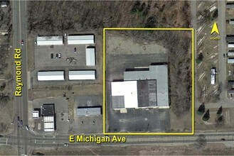 923 E Michigan Ave, Battle Creek, MI - AERIAL  map view