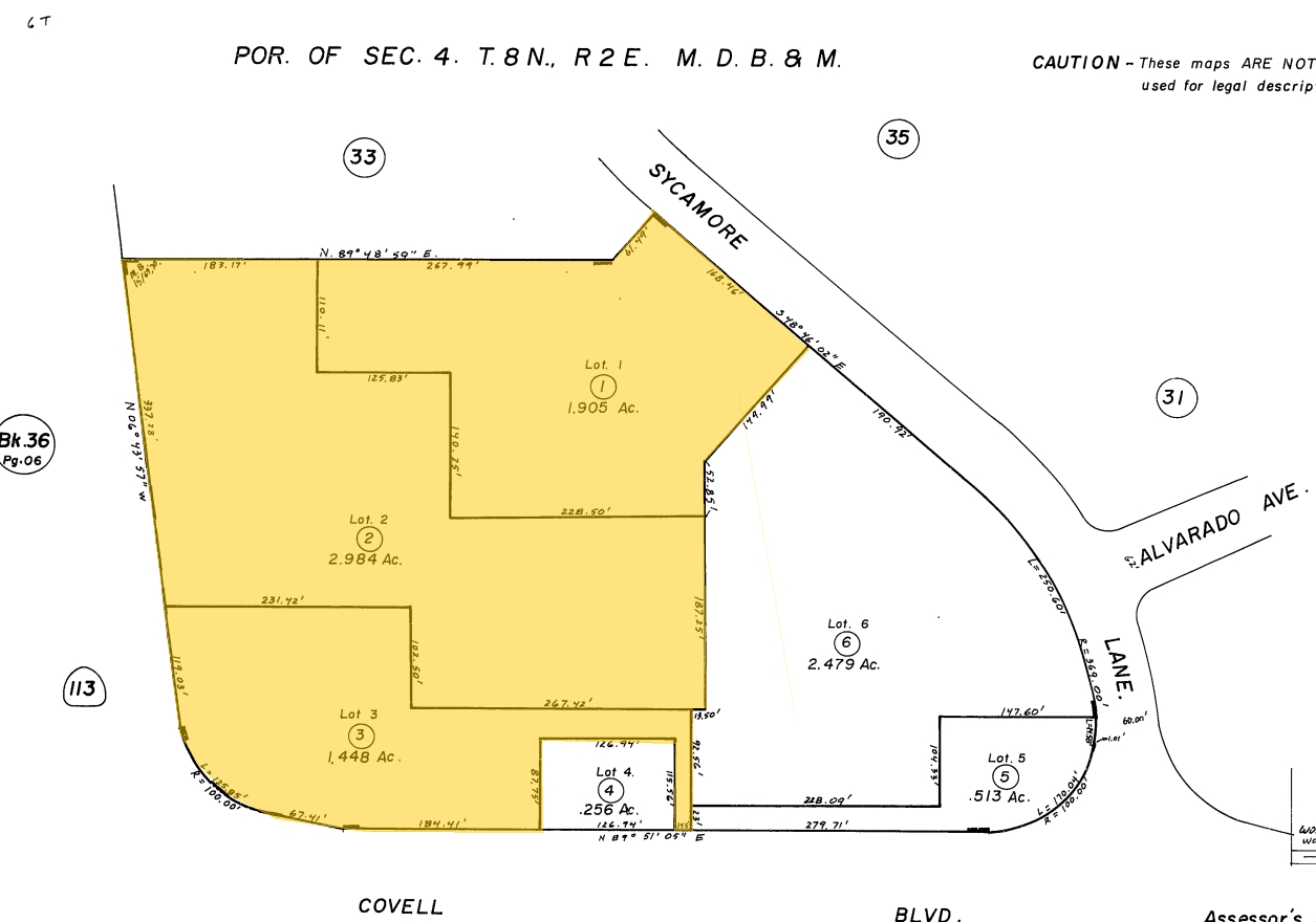 1411-1471 W Covell Blvd, Davis, CA for sale Plat Map- Image 1 of 1