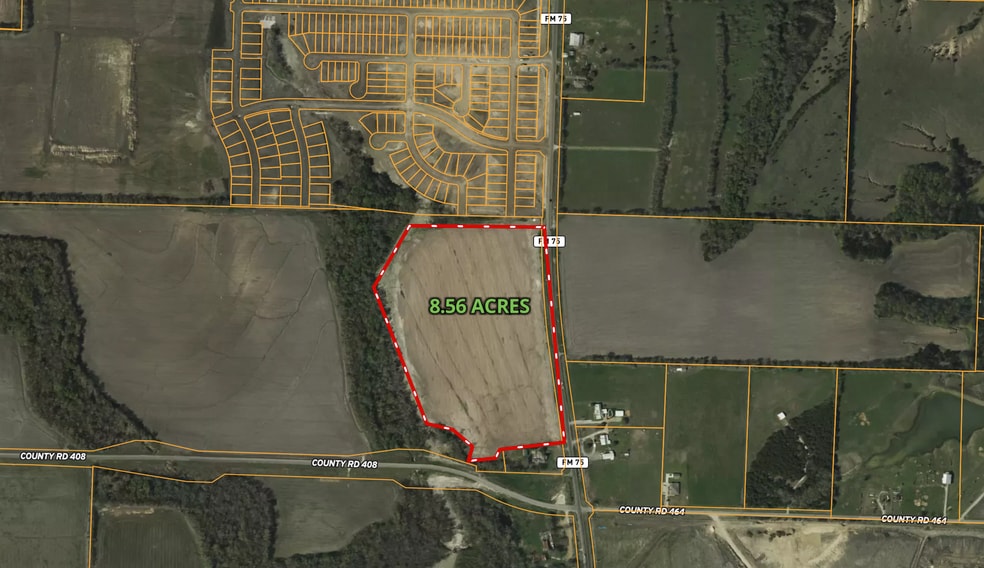 TBD ABS A0166 Track 236 8.561 Acres in Princeton, McKinney, TX for sale - Plat Map - Image 2 of 3