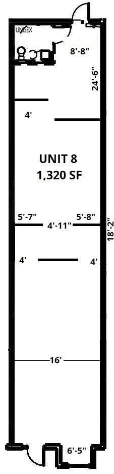 1185 W Granada Blvd, Ormond Beach, FL for lease Floor Plan- Image 1 of 1